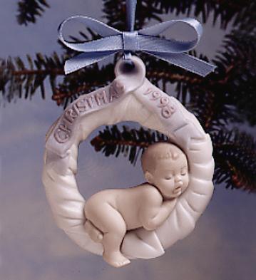 1998 Baby's First Christmas Lladro Figurine