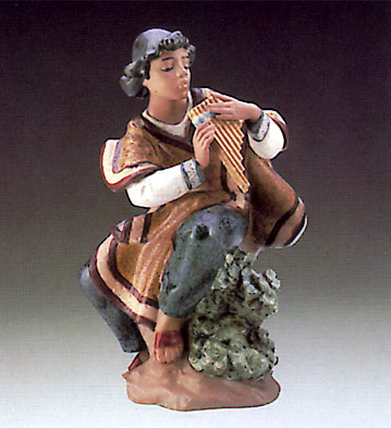 Andian Fluteplayer Lladro Figurine