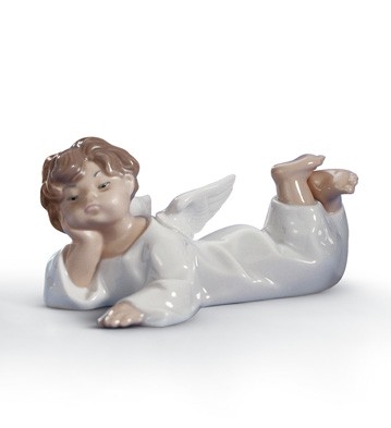 Angel Lying Down Lladro Figurine