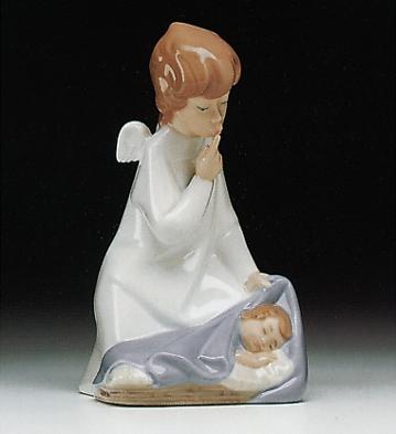 Angel With Baby Lladro Figurine