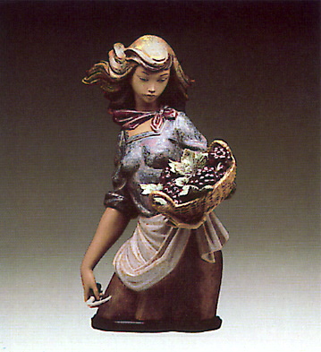 Autumn Shepherdess (b) Lladro Figurine