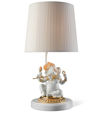 Bansuri Ganesha (re-deco) - Lamp (us) Lladro Figurine