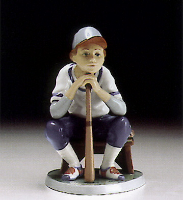 Baseball Player Lladro Figurine