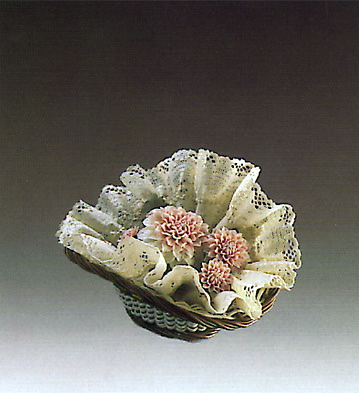 Basket Of Dahlias Lladro Figurine