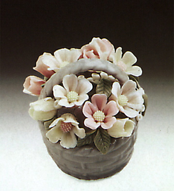 Basket Of Flowers N. 1 Lladro Figurine