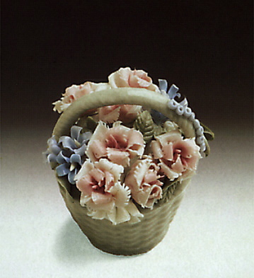Basket Of Flowers N. 2 Lladro Figurine