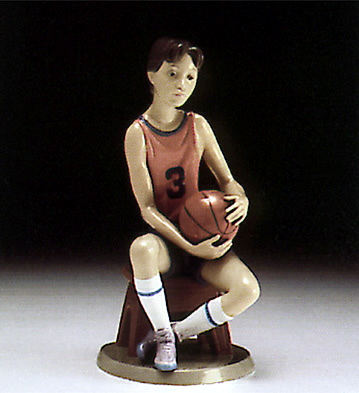 Basketball Player Lladro Figurine