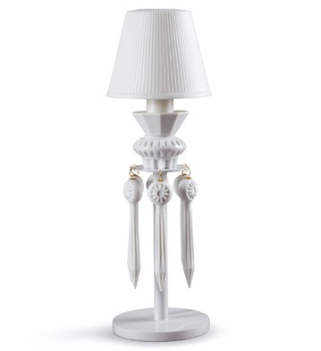 Bdn -lithophane Lamp -white (us) Lladro Figurine