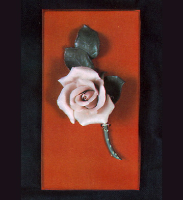 Big Rose In Case Lladro Figurine