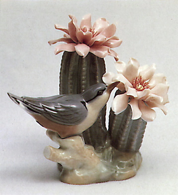 Bird On Cactus Lladro Figurine