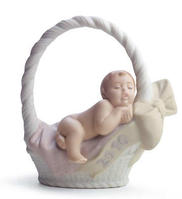 Born In 2010 (girl) Lladro Figurine