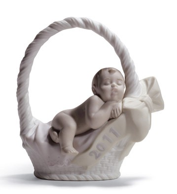 Born In 2011 (girl) Lladro Figurine