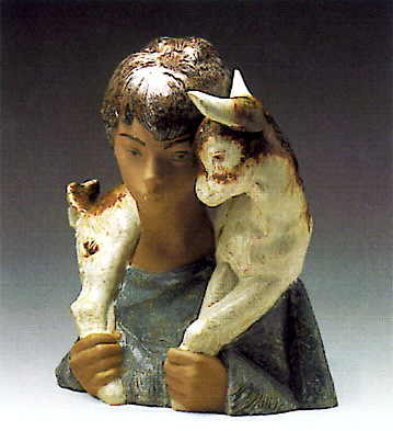 Boy With Goat Lladro Figurine