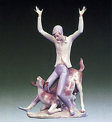 Boy With Goat Lladro Figurine