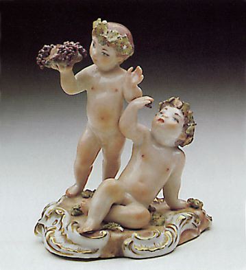 Boys With Grapes Lladro Figurine