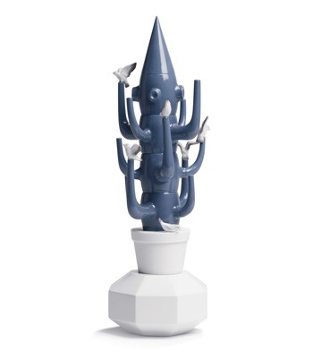 Cactus (dark Blue) Lladro Figurine