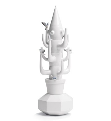 Cactus (white) Lladro Figurine
