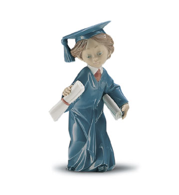 Cap And Gown Lladro Figurine