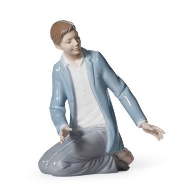 Caring Father Lladro Figurine