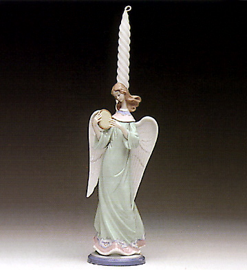C.h.angel With Tambourine Lladro Figurine