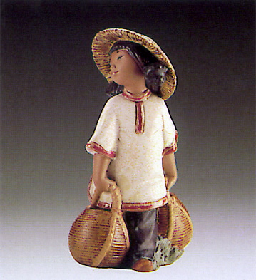 Chinese Girl Lladro Figurine