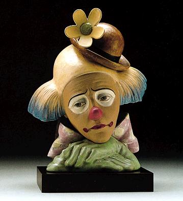 Clown's Head Bowler-hat Lladro Figurine