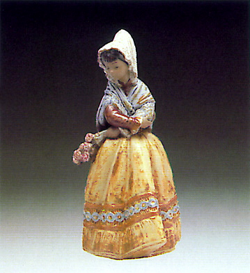 Country-girl Lladro Figurine