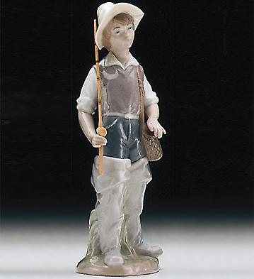 Fisher Boy Lladro Figurine
