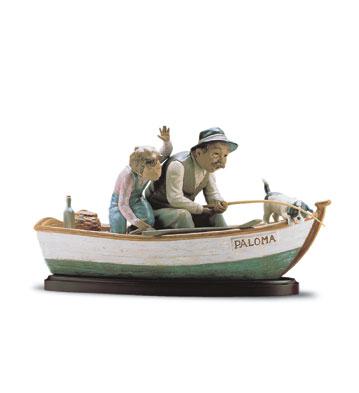Fishing With Gramps (b) Lladro Figurine