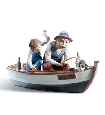 Fishing With Gramps Lladro Figurine