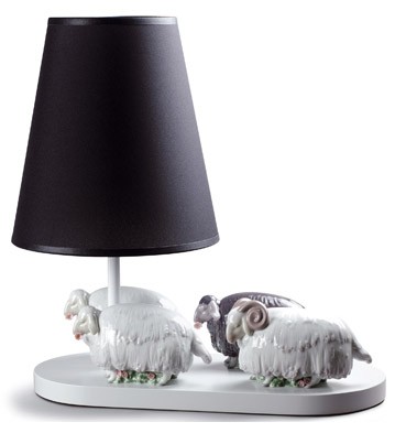 Flock Of Sheep - Lamp (us) Lladro Figurine