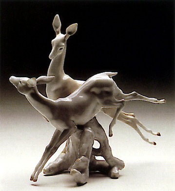 Gazelle Group Lladro Figurine