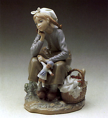 Girl With Doll Lladro Figurine
