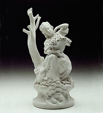 Girl With Flower Basket Lladro Figurine
