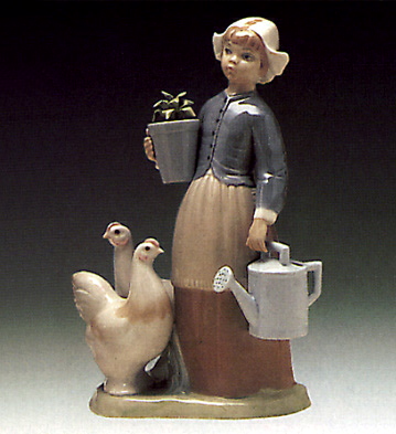 Girl With Hens Lladro Figurine