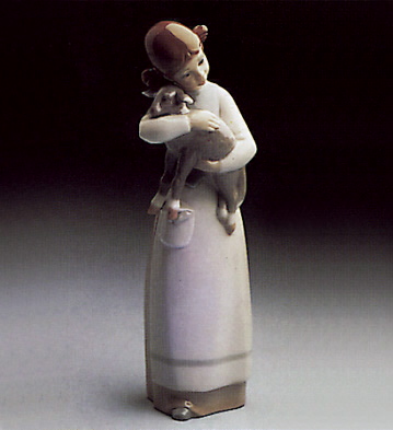 Girl With Lamb Lladro Figurine