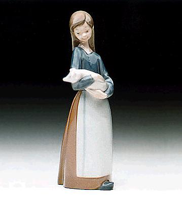 Girl With Pig Lladro Figurine