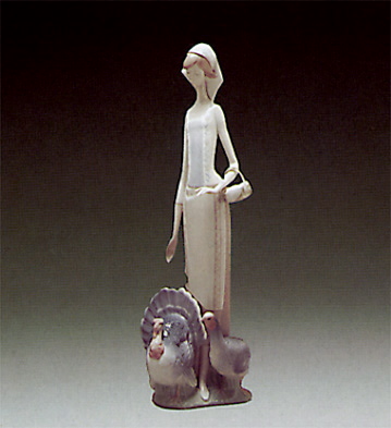 Girl With Turkeys Lladro Figurine