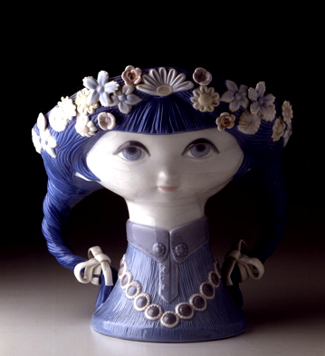 Girl's Head Lladro Figurine