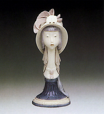 Girl's Head Lladro Figurine