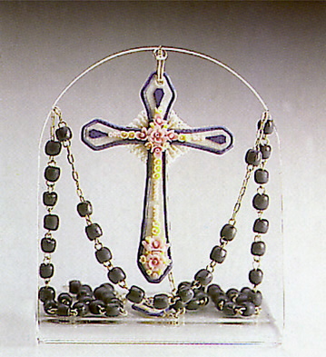 Gray Rosary(b) Lladro Figurine