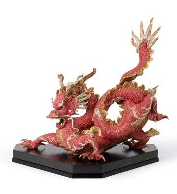 Great Dragon (red) Lladro Figurine