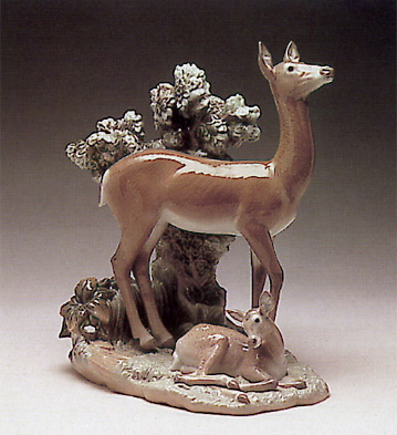 Hind And Baby Deer Lladro Figurine