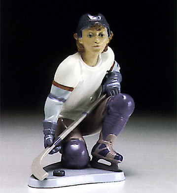 Hockey Player Lladro Figurine