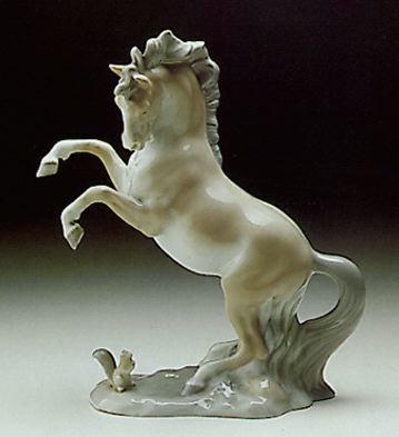 Horse And Squirrel Lladro Figurine