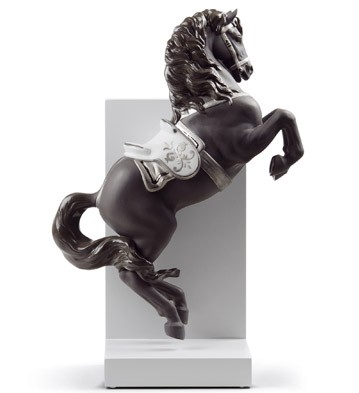 Horse On Courbette (re-deco) Lladro Figurine