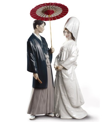 Japanese Wedding Lladro Figurine