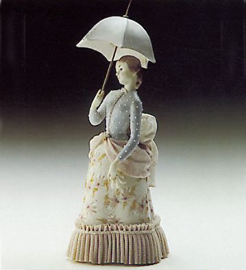 Lady With Umbrella Lladro Figurine