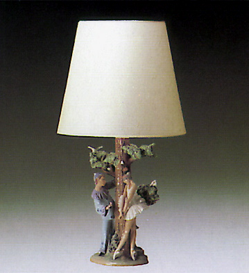Lamp-ballet Theme Lladro Figurine