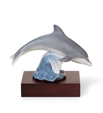 Lucky Dolphin Lladro Figurine